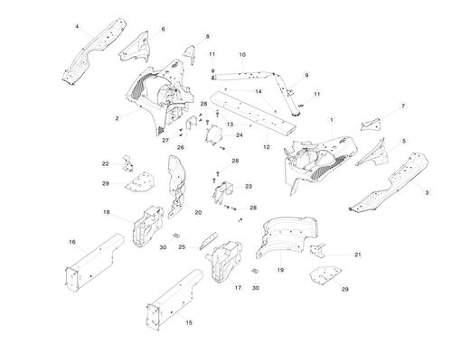 ADAPTOR-RAIL FR LH DM