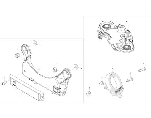 BRACKET, PASSIVE ENTRY, RR END 