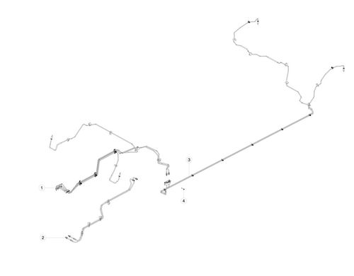 BRAKE LINE, PRIMARY 2-TUBE BUNDLE, HPDM