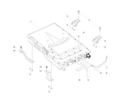 W242,HV BATTERY,GND STRP,HV BATT_BIW