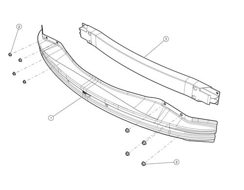 REAR CROSSMEMBER SVC