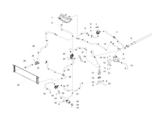 HOSE (PT), RADIATOR BYPASS, MS2