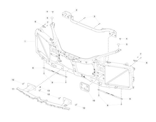 FRONT END CARRIER, MS2