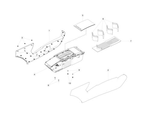 ASY, PANEL, PREM, LH, PVC B, BLK/BLK