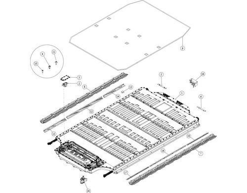 ASY,HV BATTERY,70KWH,MDLS