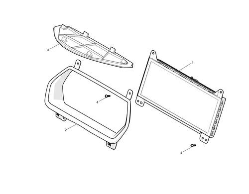 ASY FRAME INSTRUMENT CLUSTER