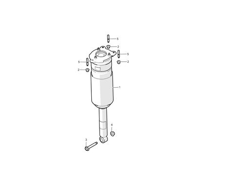 REAR AIR SPRING MODULE RH - PERF PLUS