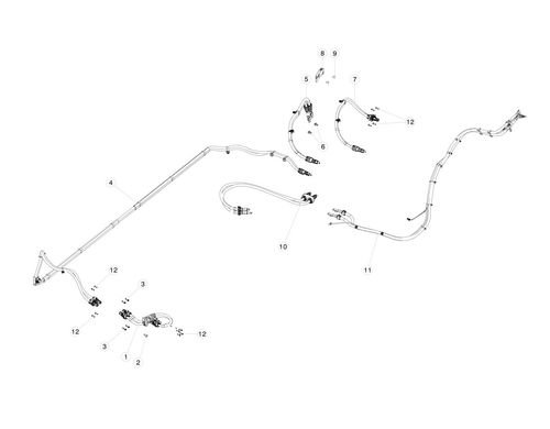 HV CABLE GUIDE,RR SUBFRAME