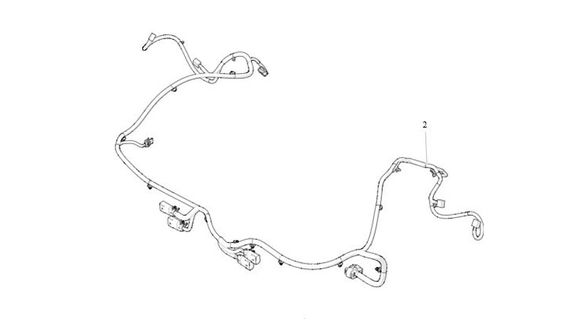 Электропроводка бампера заднего (1004430-00-N)